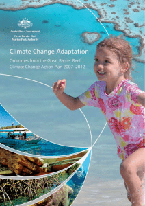 Climate Change Adaptation: Outcomes from the Great Barrier Reef