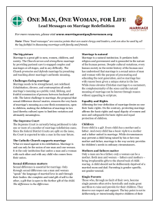 Marriage Redefinition Lead Messages 2 page