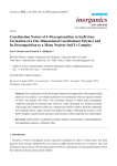 Coordination Nature of 4-Mercaptoaniline to Sn(II) Ion: Formation of