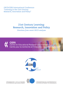 21st Century Learning: Research, Innovation and Policy
