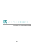 VC Communication Style Guide - Village Church