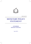 monetary policy statement
