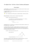 Pre-Algebra Notes – Unit Four: Factors, Fractions, and