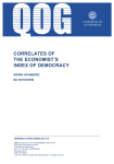 correlates of the economist`s index of democracy