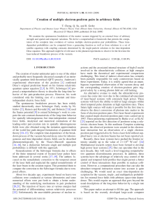 Creation of multiple electron-positron pairs in arbitrary fields