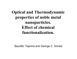 Optical and Thermodynamic properties of noble metal