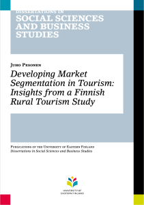 Developing Market Segmentation in Tourism