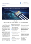 HAL 85x Programmable Hall-Effect Sensors with