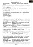 Electromagnetic Spectrum – Unit 1