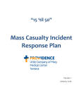 Mass Casualty Incident Response Plan