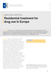 Residential treatment for drug use in Europe - Emcdda