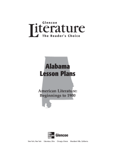 Alabama Lesson Plans - McGraw