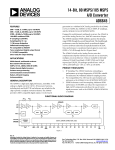 AD6645 14-Bit, 80 MSPS/105 MSPS A/D Converter Data Sheet (Rev