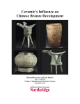 Ceramic`s Influence on Chinese Bronze Development