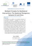 Multiple Principles for Multilateral Interventions: The Ideational