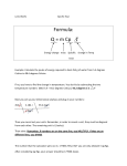 Specific Heat