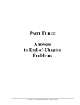 Answers to End-of-Chapter Problems