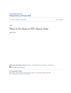 There Is No Islam in ISISâ•Ž Islamic State