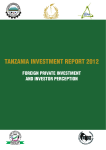 tanzania investment report 2012 - tanzania