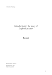 Introduction to the Study of English Literature