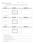 Factored Box Model Algebra tiles Factored Box Model Algebra tiles
