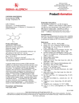 CAFFEINE (ANHYDROUS) Product Number C0750 Storage