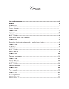 Contents - G-sential Theory of Music by Tronél Hellberg