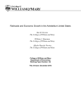 Railroads and Economic Growth in the Antebellum United States