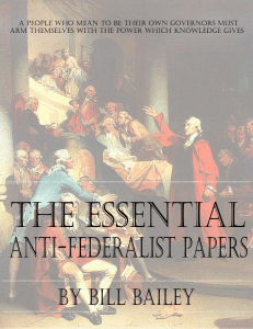 The Essential Quotes from the Anti-federalist