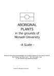 aboriginal plants - Monash University