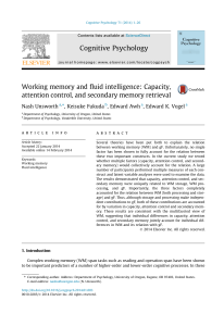 Working memory and fluid intelligence: Capacity, attention control