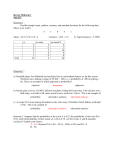 Review Midterm 1 Stat 212 Question 1 : Find the sample mean