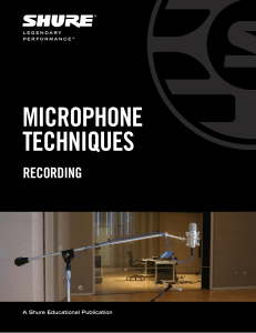 Microphone Techniques for Recording (English)