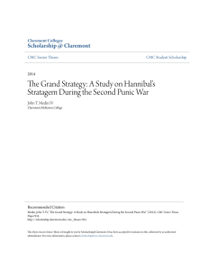 The Grand Strategy: A Study on Hannibal`s Stratagem During the