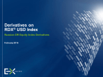 Derivatives on RDX USD Index