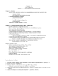 CHEM121 Exam 4 ObjectivesW16