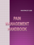 Pain Management Handbook - Kementerian Kesihatan Malaysia