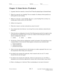 Chapter 12: Basic Review Worksheet