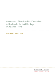 Assessment of Possible Fiscal Incentives in
