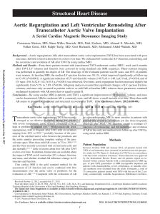 Structural Heart Disease - Circulation: Cardiovascular Interventions