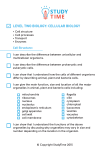 level two biology: cellular biology