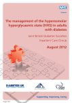 The management of the hyperosmolar hyperglycaemic state (HHS