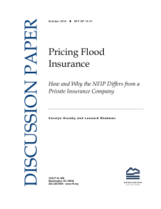 Pricing Flood Insurance - Resources for the Future