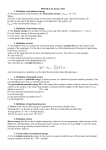 PHYSICS for licence 2011 1. Definition of mechanical energy A: The