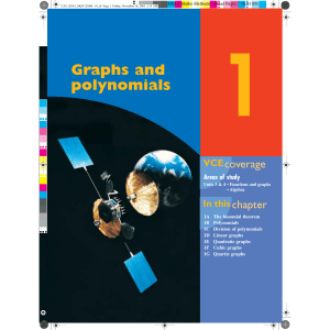 Chapter 1 Graphs and polynomials