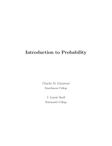 Introduction to Probability