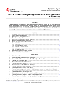 AN-336 Understanding Integrated Circuit