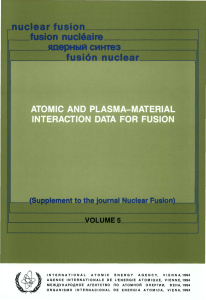 nuclear fusion nucleaire nuclear ATOMIC AND PLASMA