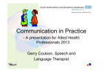Communication in Practice