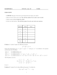 HOMEWORK 5 DUE: Fri., Apr. 30 NAME: DIRECTIONS: • STAPLE